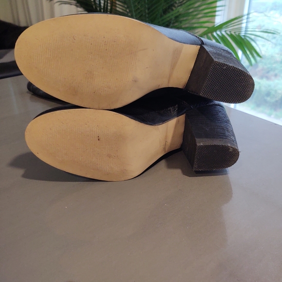 Steve Madden,Black Leather Upper to the Knee Boots - Picture 3 of 5